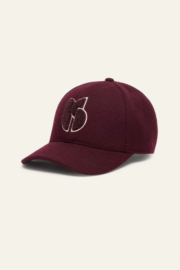 Front Pattern Cap Hugo Brown Women Baandsh Hats