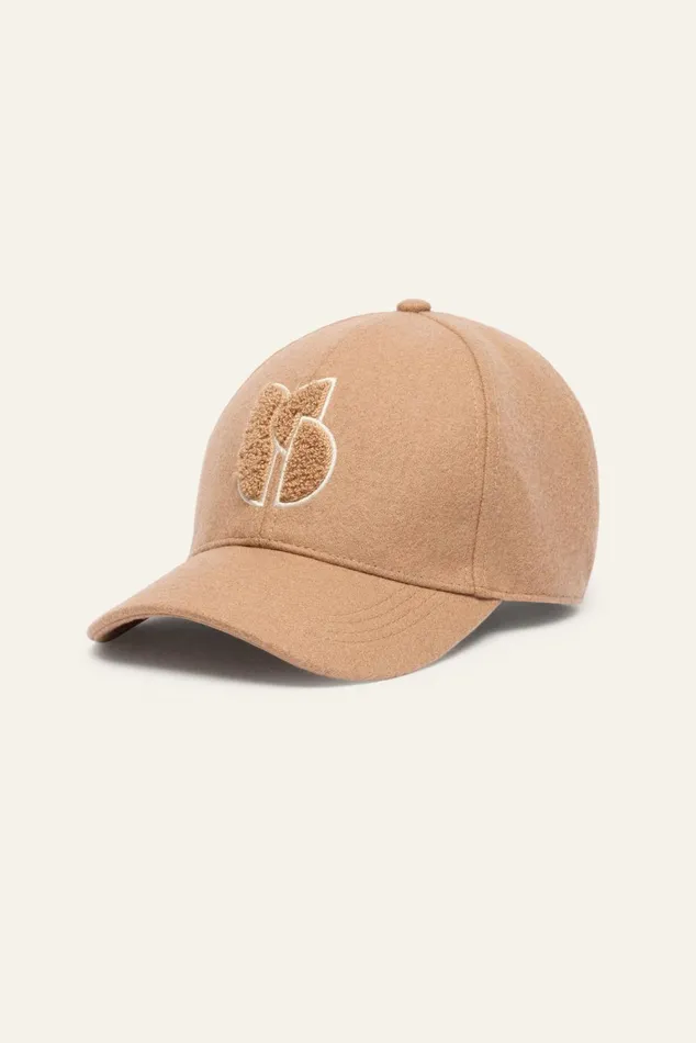 Front Pattern Cap Hugo Brown Women Baandsh Hats