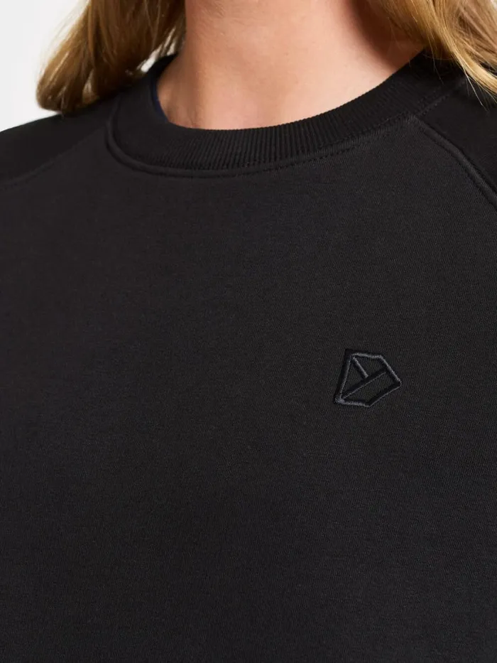 Fyn Women039s Sweater Black Women Didriksons Hoodies and Sweatshirts