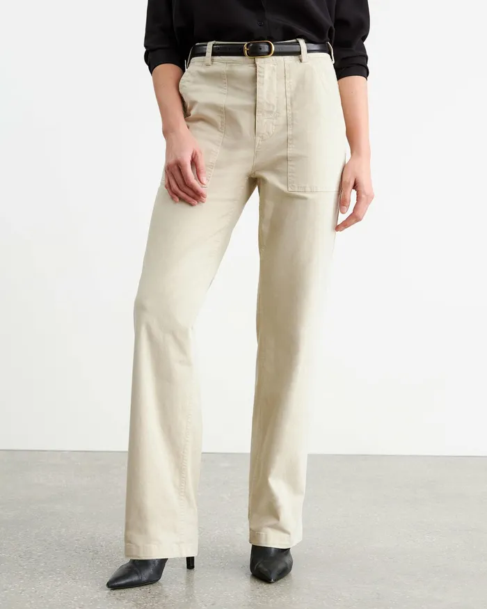 GABY PANT Bone Women Nili Lotan Pants and Shorts