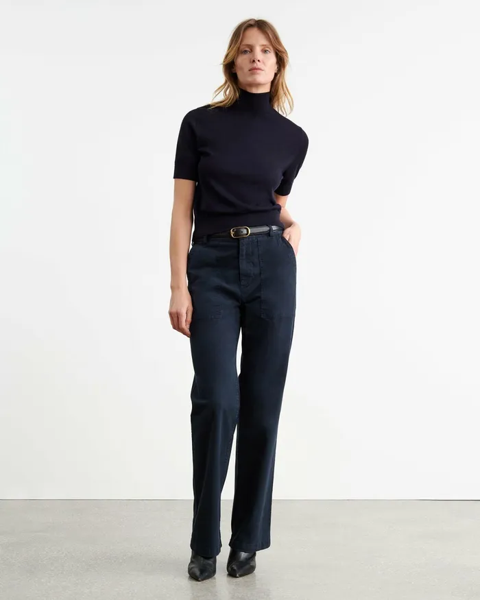 GABY PANT Bone Women Nili Lotan Pants and Shorts