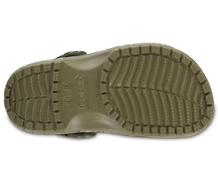 GirlsBoys Crocs Kids Classic Realtree Clog Khaki Clogs