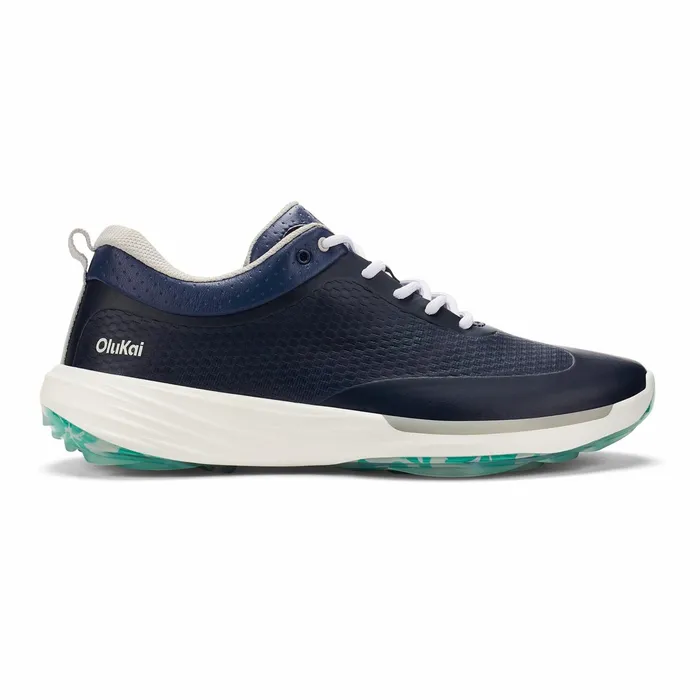 Golf Men Olukai Mkena Waterproof Golf Shoes 8211 Mood Indigo