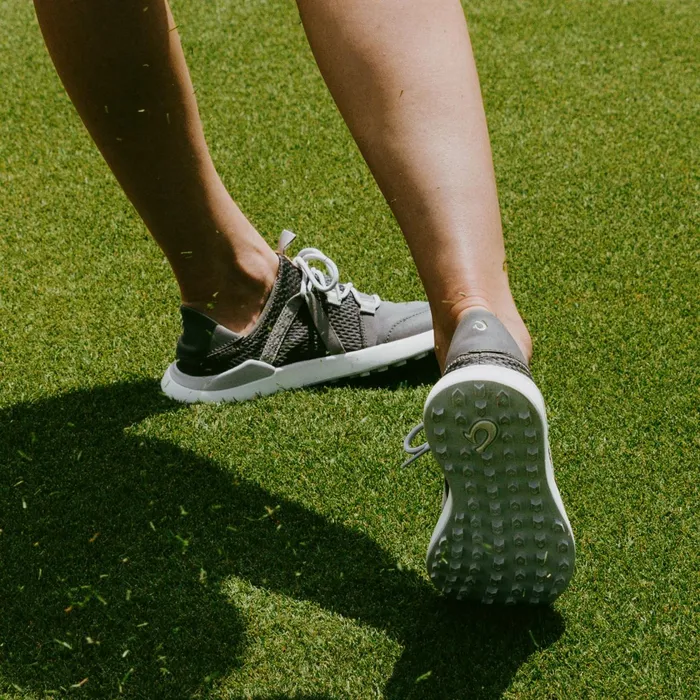 Golf Women Olukai Kawela Golf Shoes 8211 Pavement Mist Grey