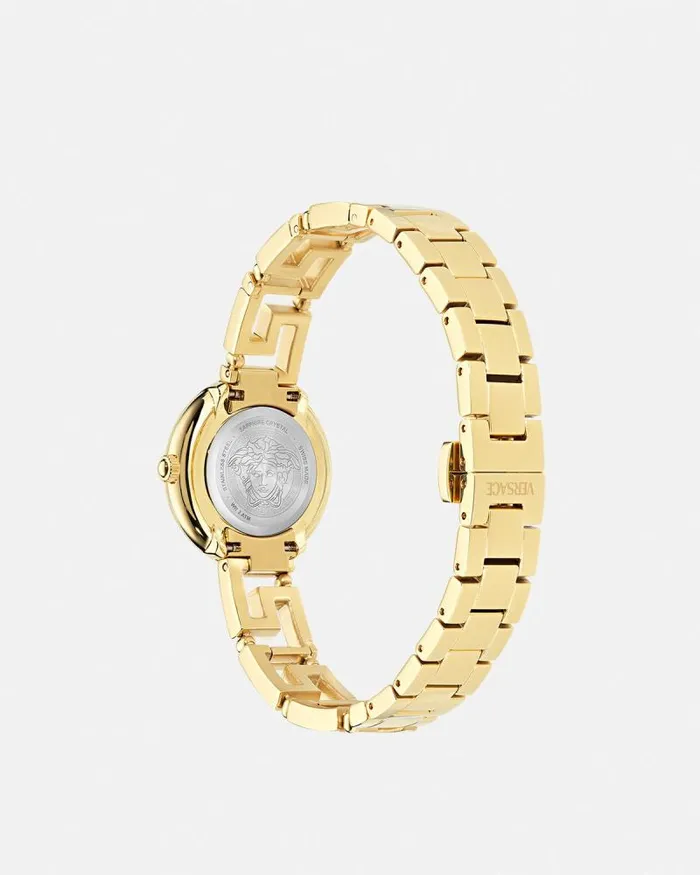 Greca Goddess Precious Diamond Watch Gold Women Versace Watches