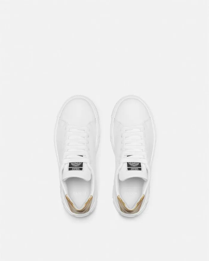 Greca Kids Sneakers Whiteprint Children Versace Shoes
