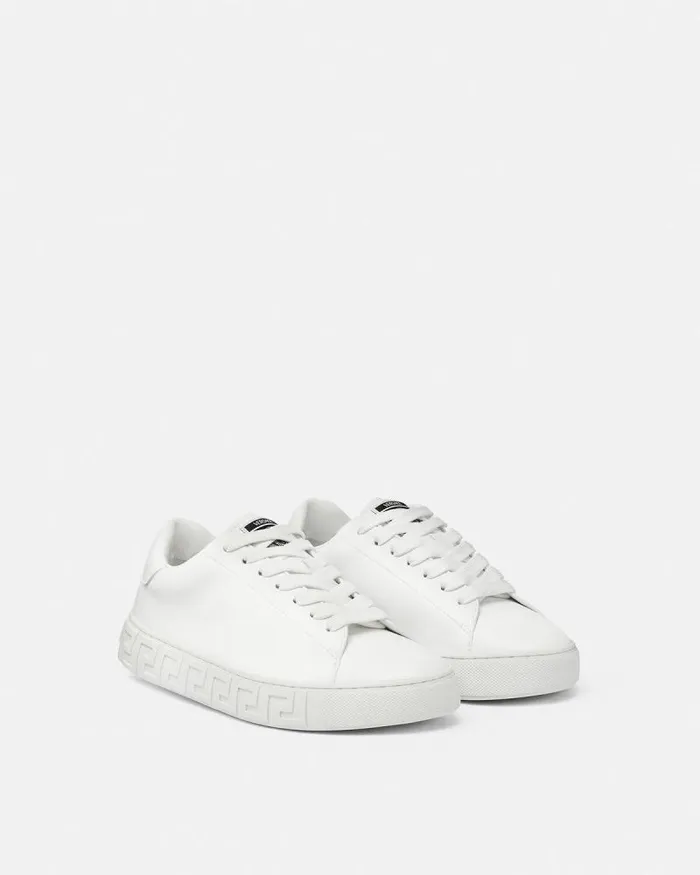Greca Sneakers White Women Versace Sneakers