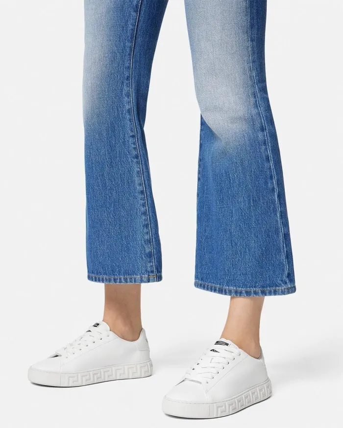 Greca Sneakers White Women Versace Sneakers