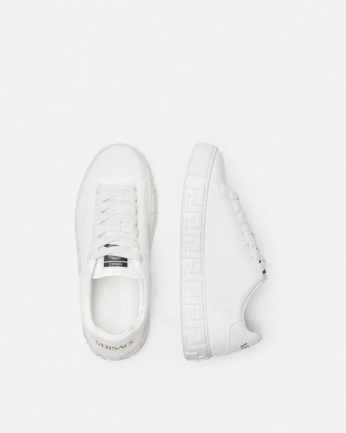 Greca Sneakers White Women Versace Sneakers