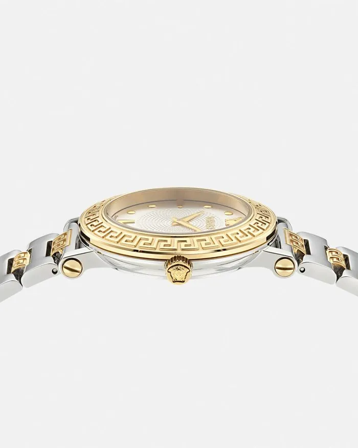 Greca Sphere Watch Silvergold Women Versace Watches