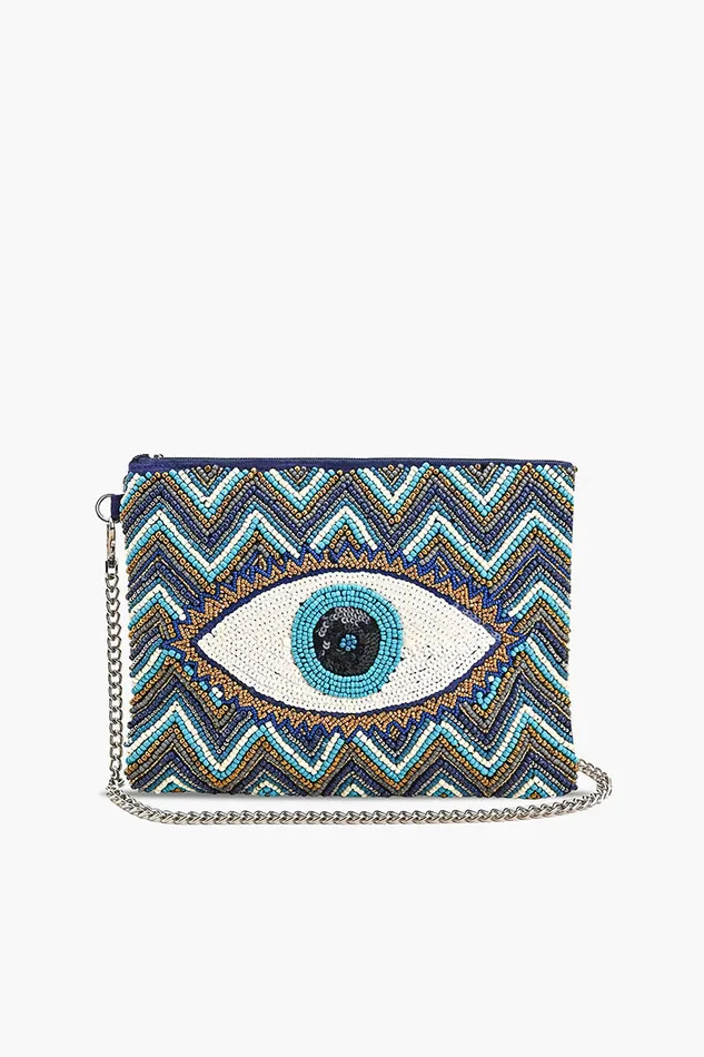 Grecian Nights Evil Eye Clutch Women Clutches America and Beyond