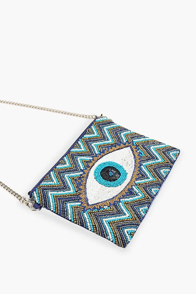 Grecian Nights Evil Eye Clutch Women Clutches America and Beyond