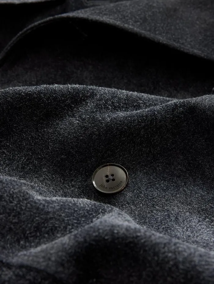 HACKNEY COAT Indigo Men John Varvatos Leather Jackets