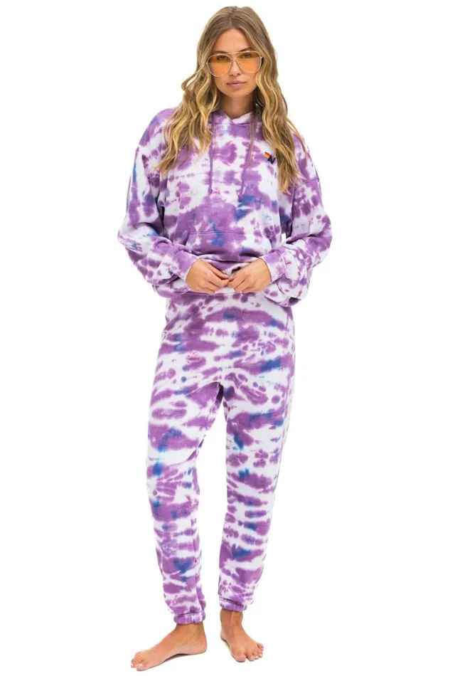 Hand Dyed Sweatpants 8211 Tie Dye Magenta Women Aviator Nation Sweatpants