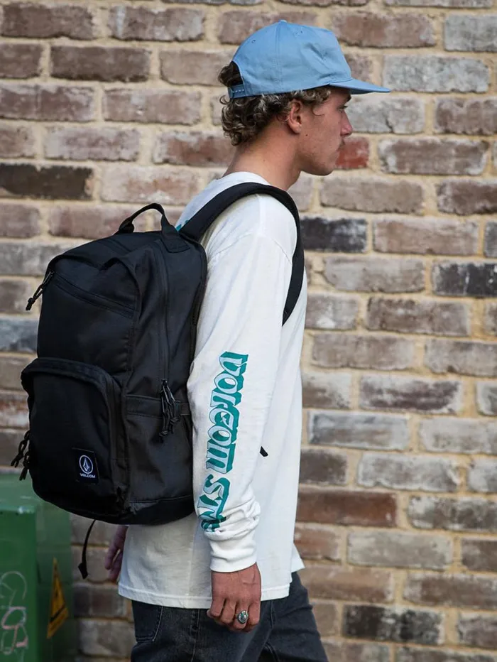 Hardbound Backpack 8211 Black Mens Volcom Bags and Backpacks