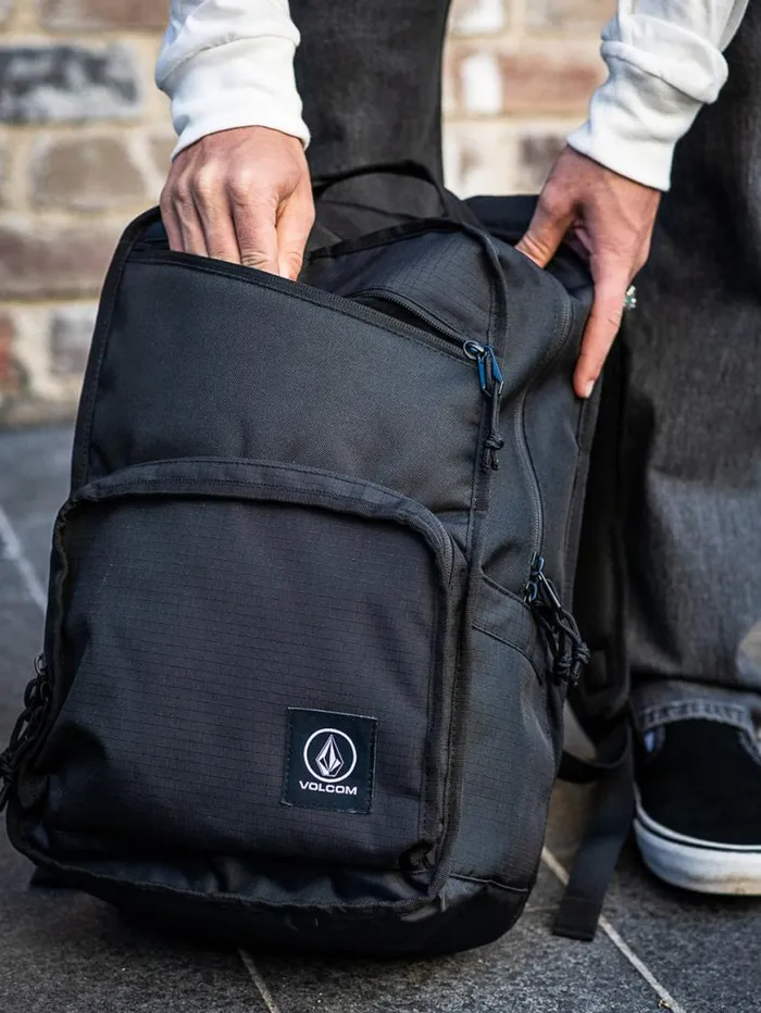 Hardbound Backpack 8211 Black Mens Volcom Bags and Backpacks