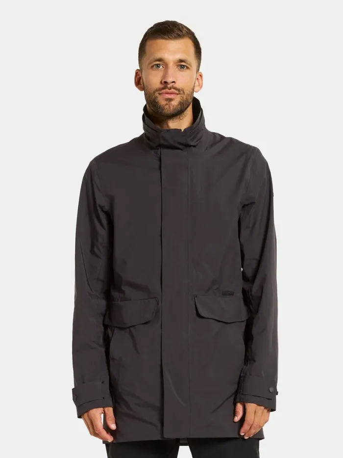 Harry Parka Black Men Didriksons Spring Jackets