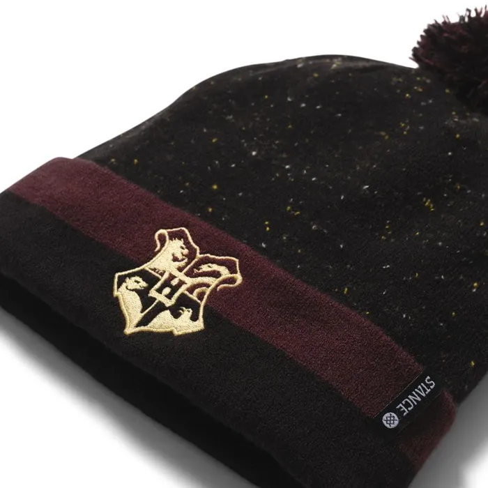Harry Potter X Stance Hogwarts Pom Beanie Black MenWomenKids Stance Hats and Beanies