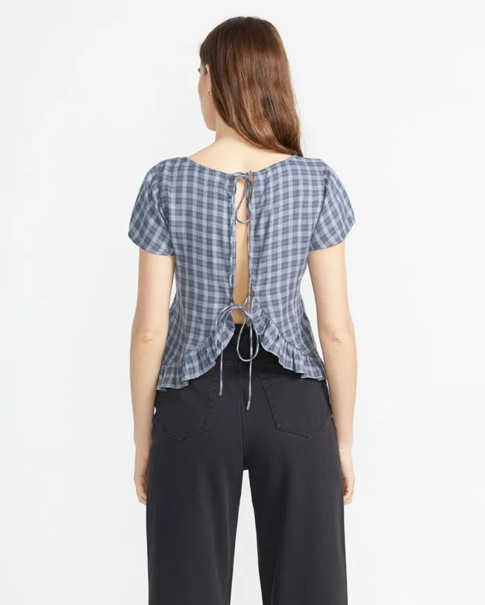 Haute Embers Top 8211 Vintage Navy Womens Volcom Tops