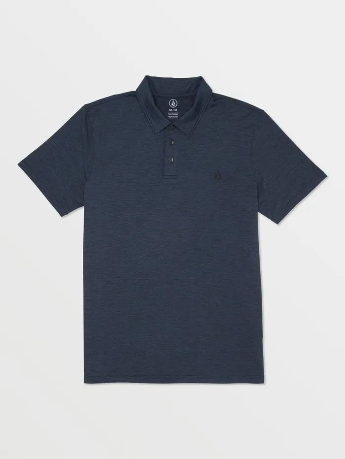 Hazard Pro Polo Short Sleeve Shirt 8211 Navy Mens Volcom Hiking