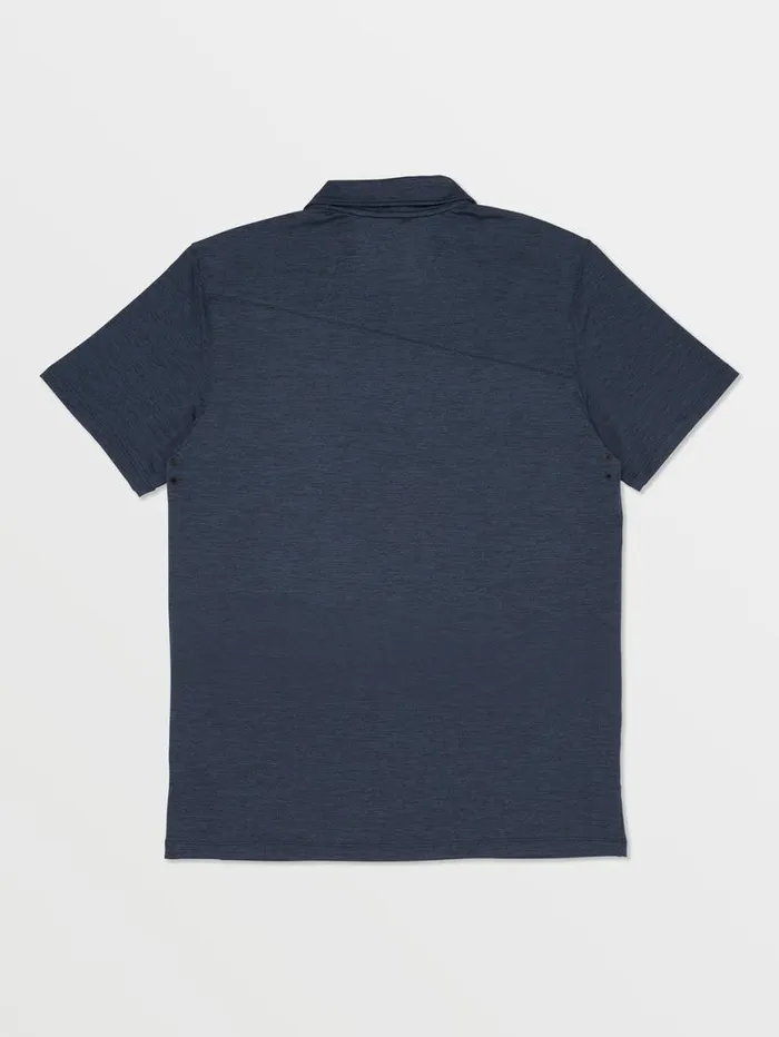 Hazard Pro Polo Short Sleeve Shirt 8211 Navy Mens Volcom Hiking
