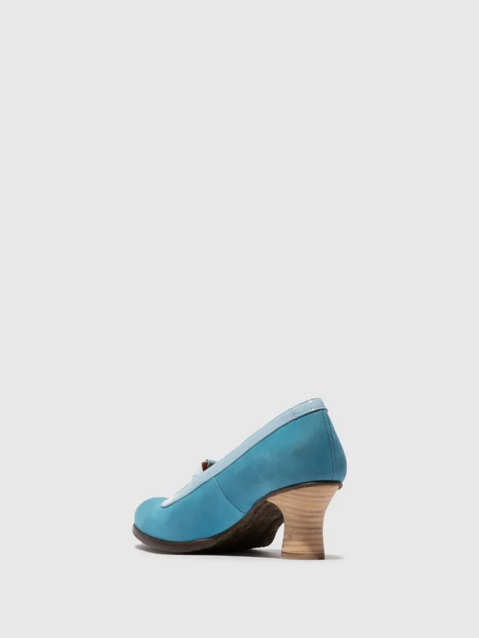 Heel Shoes BEGI085FLY SKY BLUESKY BLUE Women Fly London Shoes