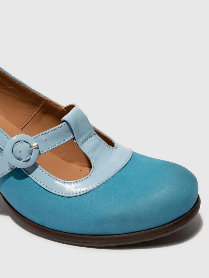Heel Shoes BEGI085FLY SKY BLUESKY BLUE Women Fly London Shoes