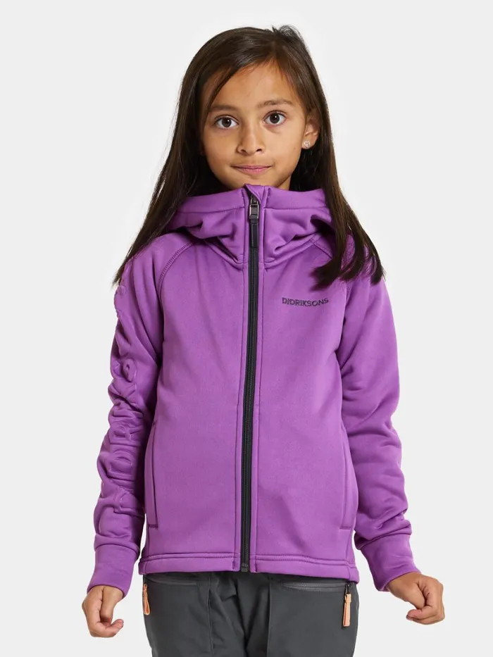Hekto Kids039 Full Zip Tulip Purple Kids Didriksons Sweaters and Tshirts