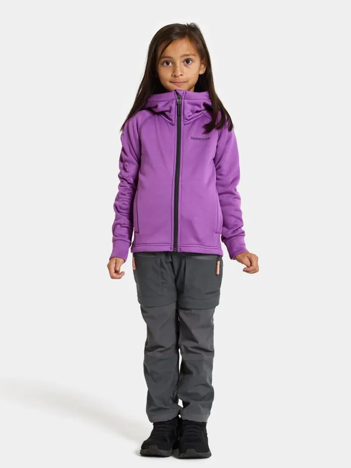 Hekto Kids039 Full Zip Tulip Purple Kids Didriksons Sweaters and Tshirts