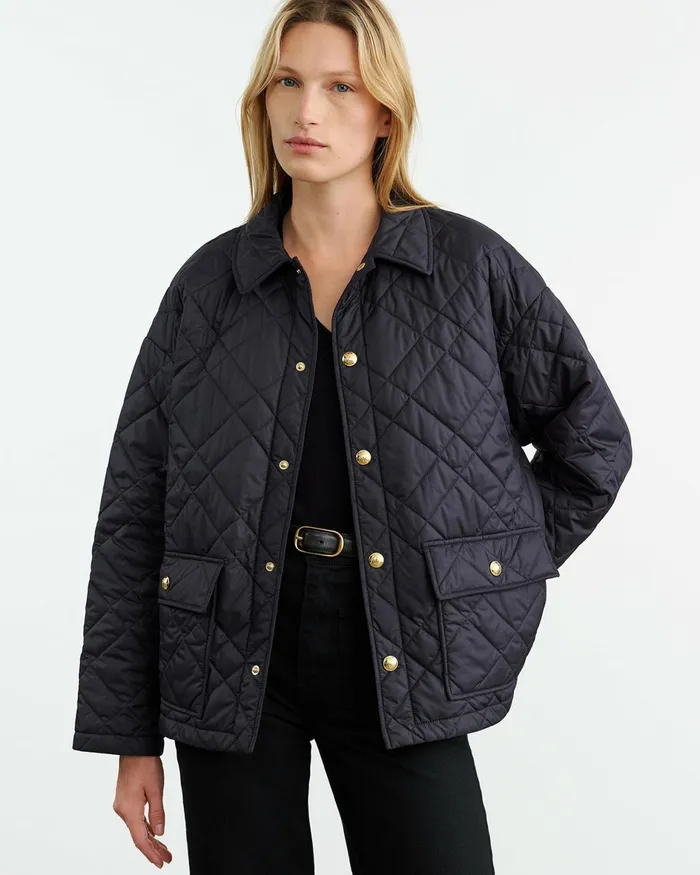 HELAH PARKA Dark Navy Women Nili Lotan Jackets and Blazers