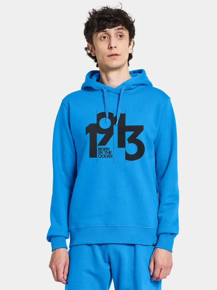 Heritage Men039s Hoodie Sharp Blue Men Didriksons Hoodies and Sweatshirts