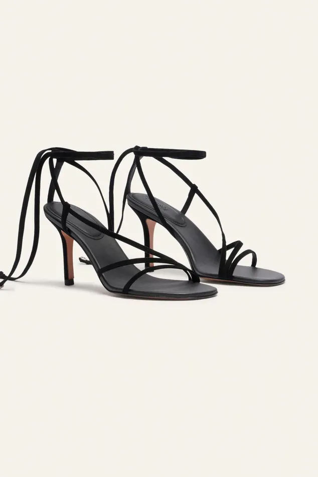 HighHeeled Sandals Ceryll Black Women Baandsh Shoes