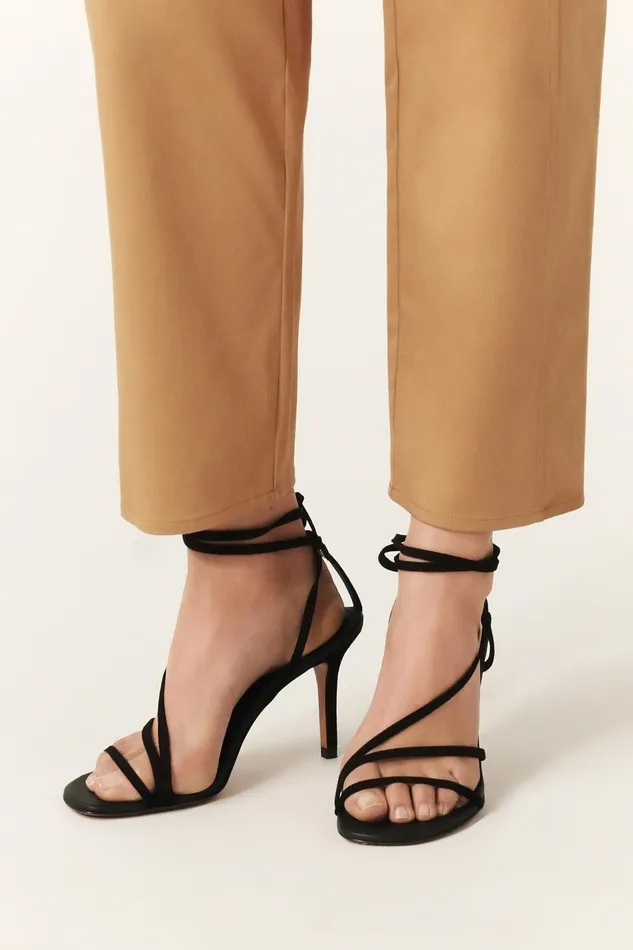 HighHeeled Sandals Ceryll Black Women Baandsh Shoes