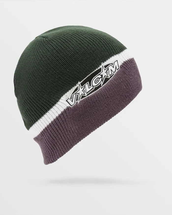 Hot Tune Beanie 8211 Dark Forest Mens Volcom Hats and Beanies