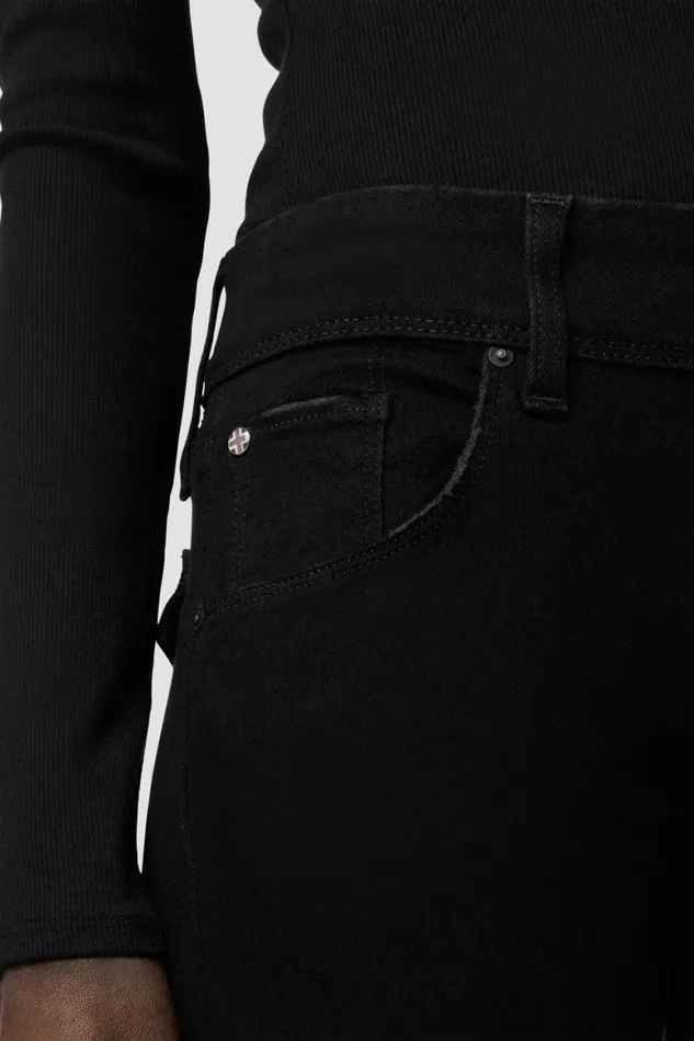 Hudson Jeans Bootcut Beth MidRise Baby Bootcut Jean Black 8211 Women Hudson Jeans Bootcut Beth MidRise Baby Bootcut Jean Black 8211 Women