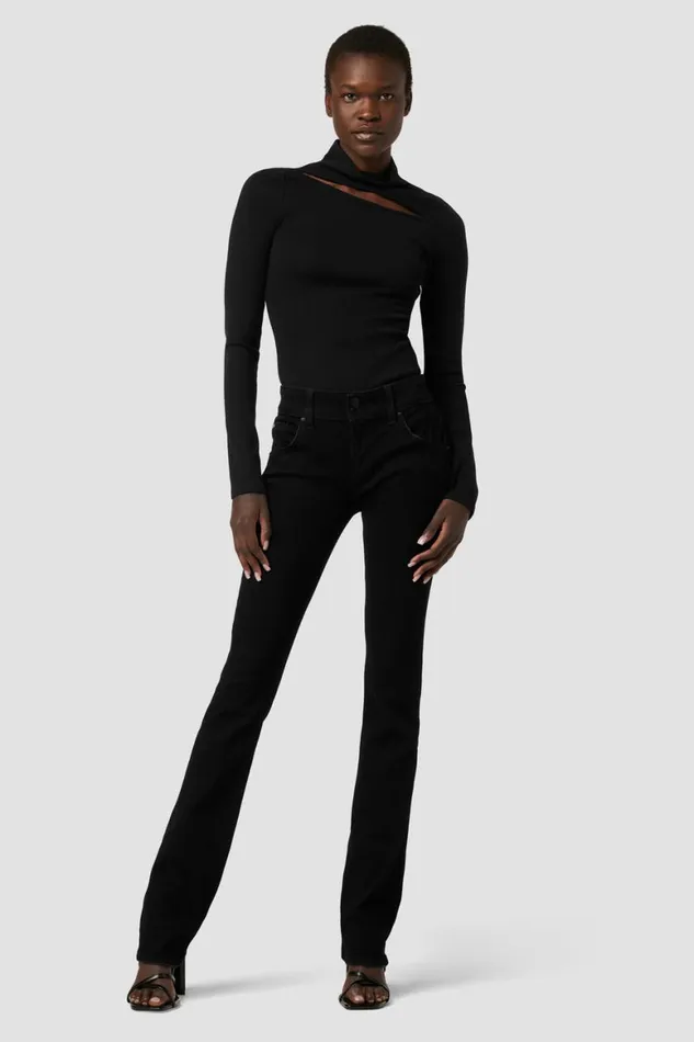 Hudson Jeans Bootcut Beth MidRise Baby Bootcut Jean Black 8211 Women Hudson Jeans Bootcut Beth MidRise Baby Bootcut Jean Black 8211 Women