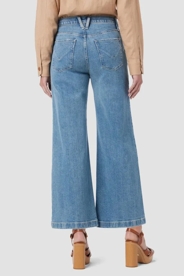 Hudson Jeans Cropped Jodie HighRise Wide Leg Crop Jean West Lake 8211 Women Hudson Jeans Cropped Jodie HighRise Wide Leg Crop Jean West Lake 8211 Women
