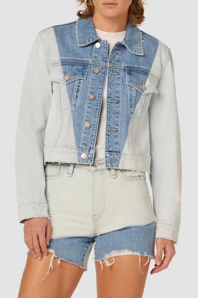 Hudson Jeans Jackets and Outerwear Gia Classic Trucker Jacket Extracted Triangle 8211 Women
