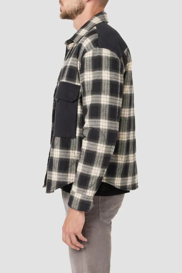 Hudson Jeans Jackets and Outerwear Padded Long Sleeve Jacket Black White Check 8211 Men Hudson Jeans Jackets and Outerwear Padded Long Sleeve Jacket Black White Check 8211 Men