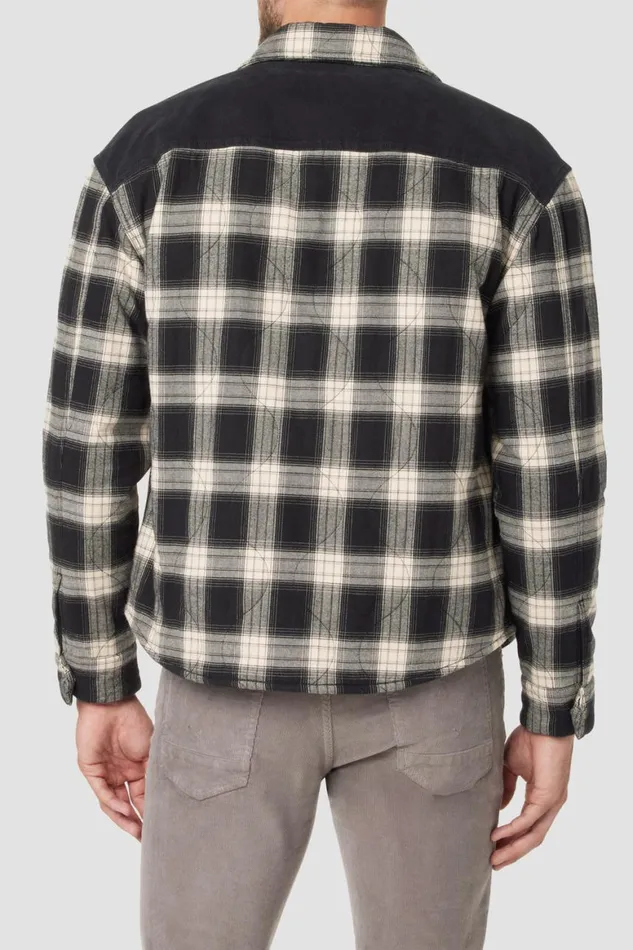Hudson Jeans Jackets and Outerwear Padded Long Sleeve Jacket Black White Check 8211 Men Hudson Jeans Jackets and Outerwear Padded Long Sleeve Jacket Black White Check 8211 Men