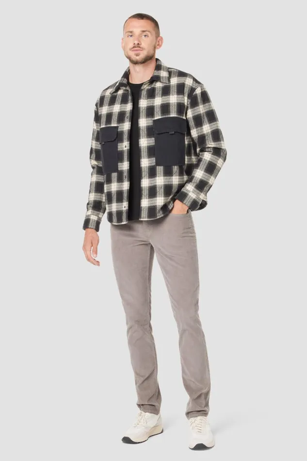 Hudson Jeans Jackets and Outerwear Padded Long Sleeve Jacket Black White Check 8211 Men Hudson Jeans Jackets and Outerwear Padded Long Sleeve Jacket Black White Check 8211 Men