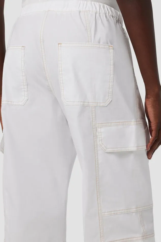 Hudson Jeans Pants Parachute Wide Leg Cargo White 8211 Women