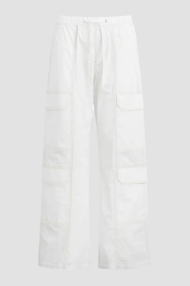 Hudson Jeans Pants Parachute Wide Leg Cargo White 8211 Women