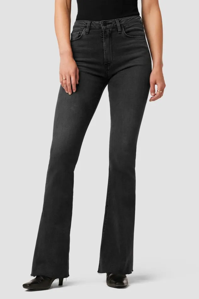 Hudson Jeans Petite Inseams Holly HighRise Flare Petite Jean Washed Black 8211 Women Hudson Jeans Petite Inseams Holly HighRise Flare Petite Jean Washed Black 8211 Women