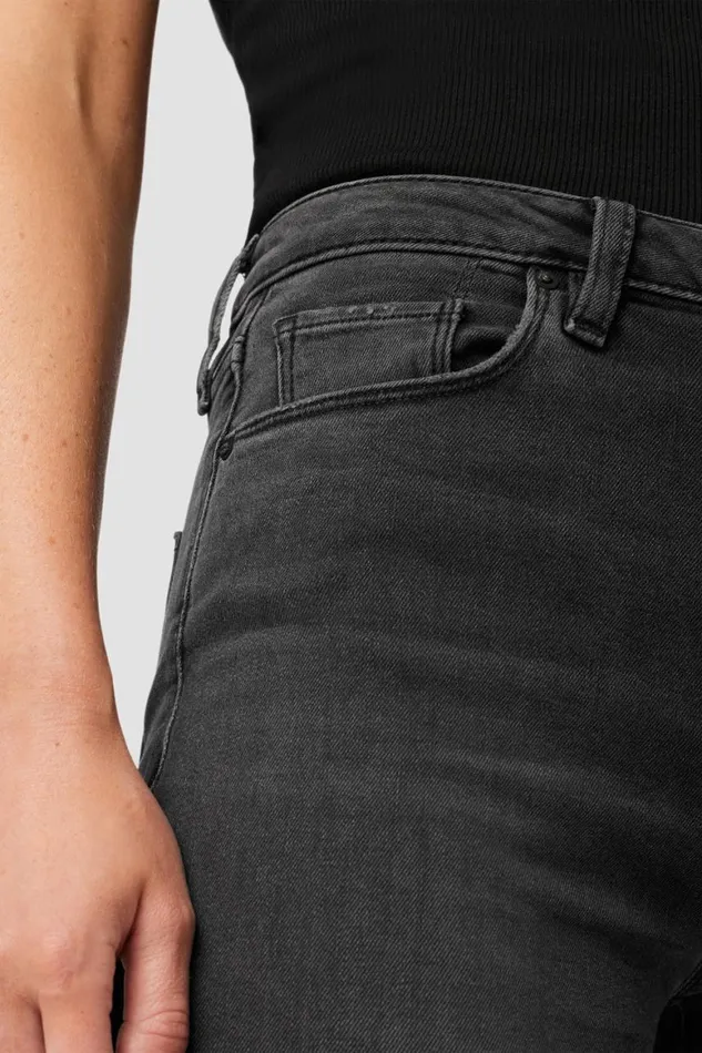 Hudson Jeans Petite Inseams Holly HighRise Flare Petite Jean Washed Black 8211 Women Hudson Jeans Petite Inseams Holly HighRise Flare Petite Jean Washed Black 8211 Women