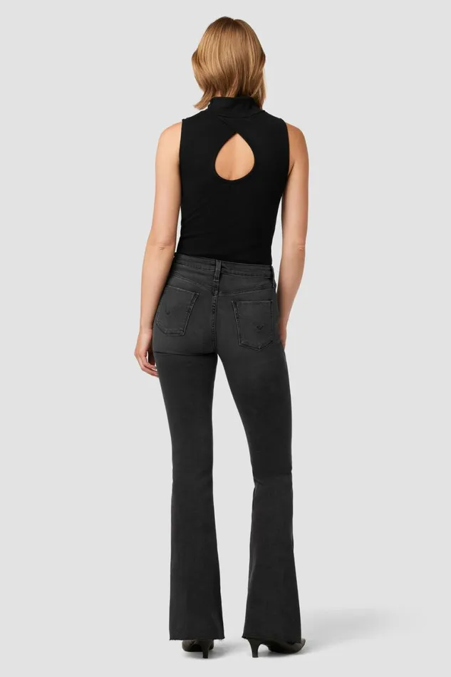 Hudson Jeans Petite Inseams Holly HighRise Flare Petite Jean Washed Black 8211 Women Hudson Jeans Petite Inseams Holly HighRise Flare Petite Jean Washed Black 8211 Women