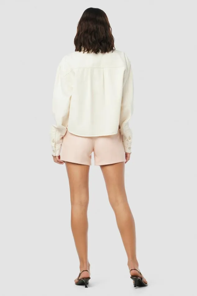 Hudson Jeans Shorts Front Yoke Pleated Short Cameo Rose 8211 Women Hudson Jeans Shorts Front Yoke Pleated Short Cameo Rose 8211 Women