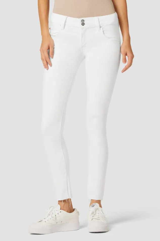 Hudson Jeans Skinny Collin MidRise Skinny Jean White 8211 Women