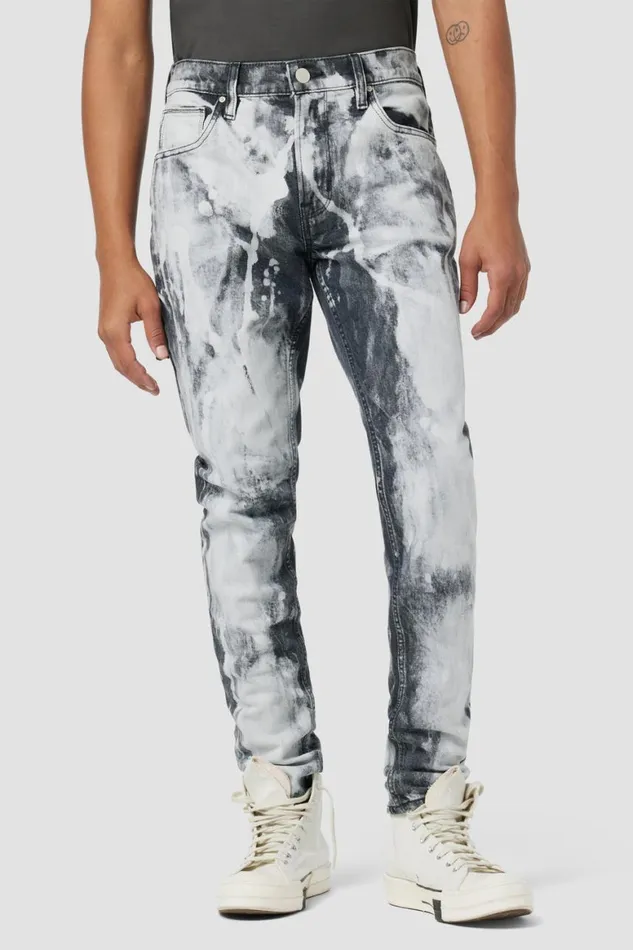 Hudson Jeans Skinny Zack Skinny Jean Bleach Black 8211 Men