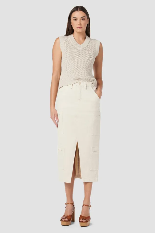 Hudson Jeans Skirts Reconstructed Skirt W Cargo Welt Pockets Bleached Sand 8211 Women Hudson Jeans Skirts Reconstructed Skirt W Cargo Welt Pockets Bleached Sand 8211 Women